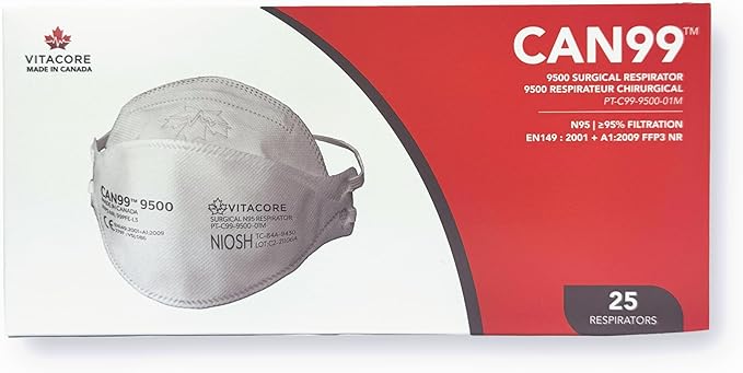 VITACORE CAN99™ 9500 - Surgical Respirator NIOSH N95